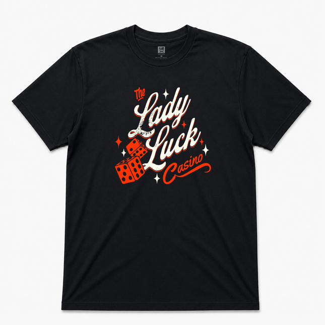 The Lady Luck Casino Graphic T shirt
