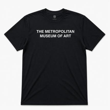 The Metropolitian Museum Of Art Graphic White Logo T Shirt