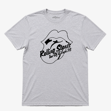 The Rolling Stones Tour Of Europe Gray T Shirt