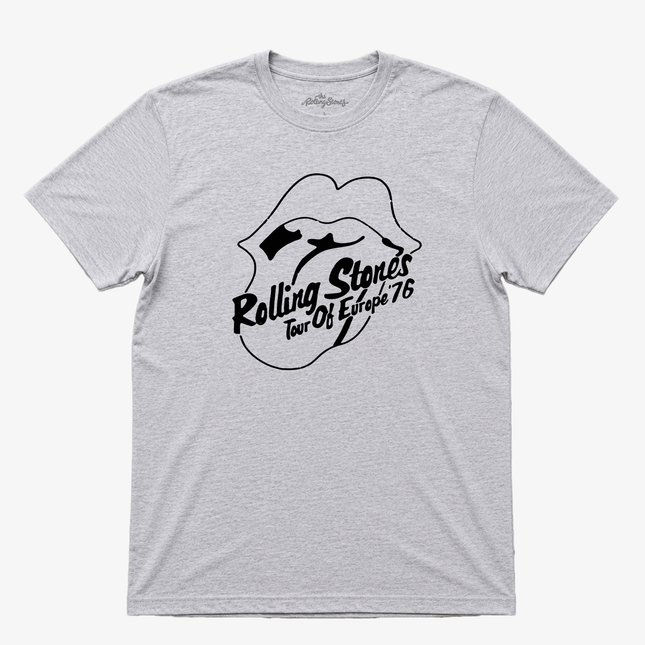 The Rolling Stones Tour Of Europe Gray T Shirt