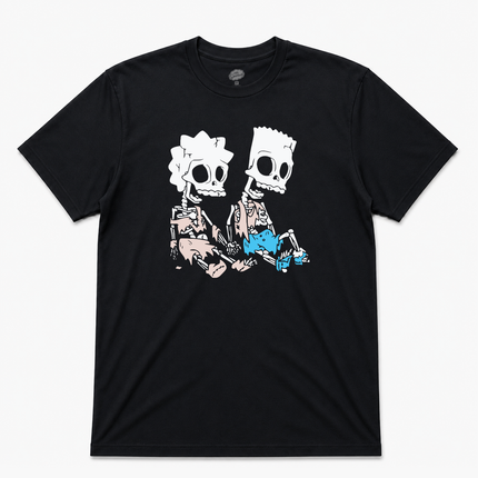The Simpsons Skully T Shirt Official Item
