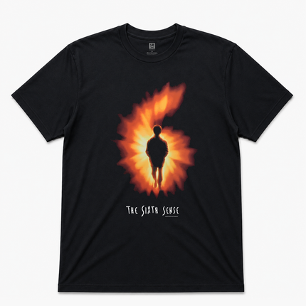 The Sixth Sense 1999 Graphic Black T Shirt