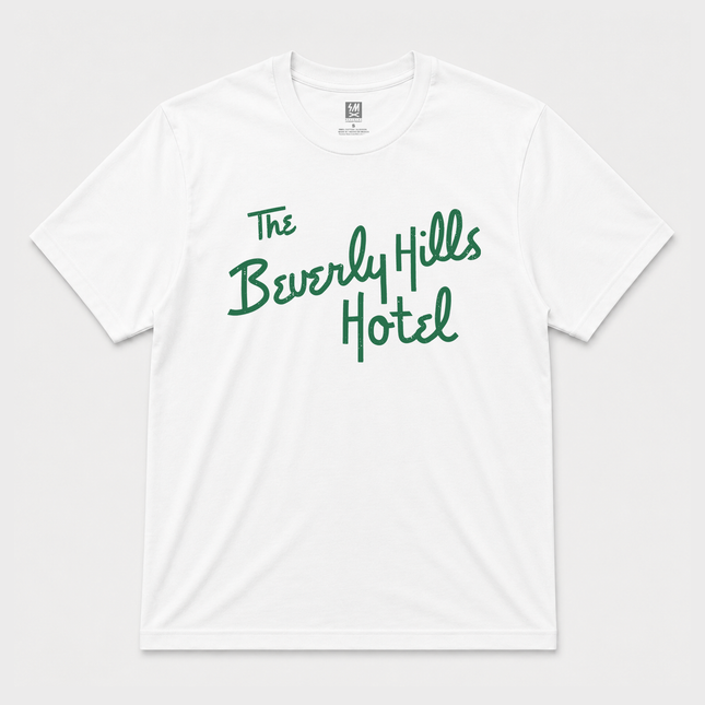 The beverly Hills Hotel Graphic T shirt White
