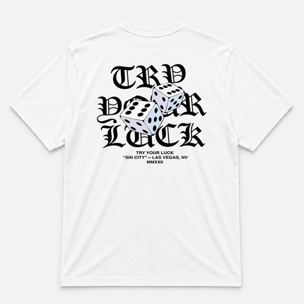 Try Your Luck Sin City Las Vegas Graphic T Shirt