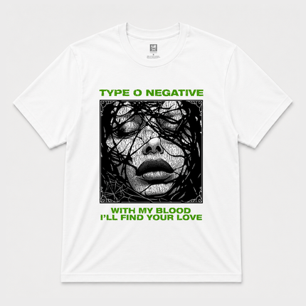 Type O Negative With My Blood  Graphic T shirt