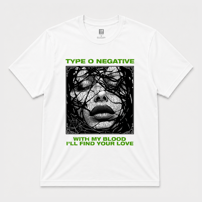 Type O Negative With My Blood  Graphic T shirt