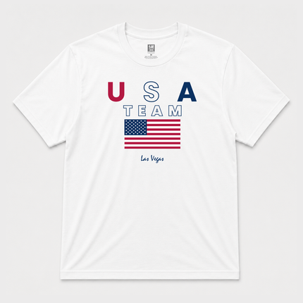 USA Team Las Vegas Graphic T shirt White