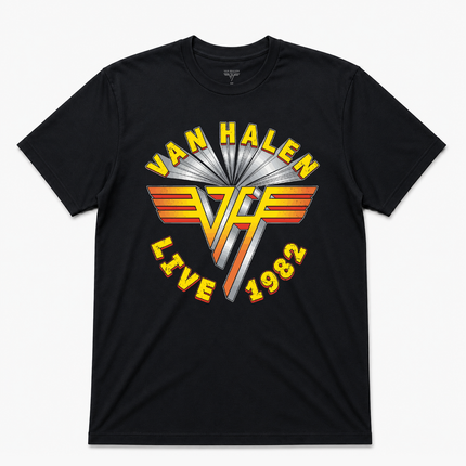 Van Halen Live 1982 Graphic T shirt