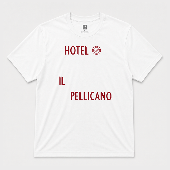 Vintage Hotel Il Pellicano White Tee