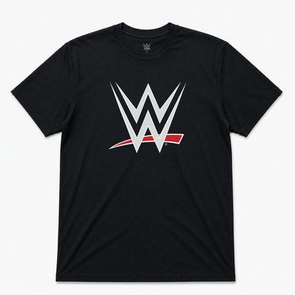 WWE Logo T Shirt Official Item Black