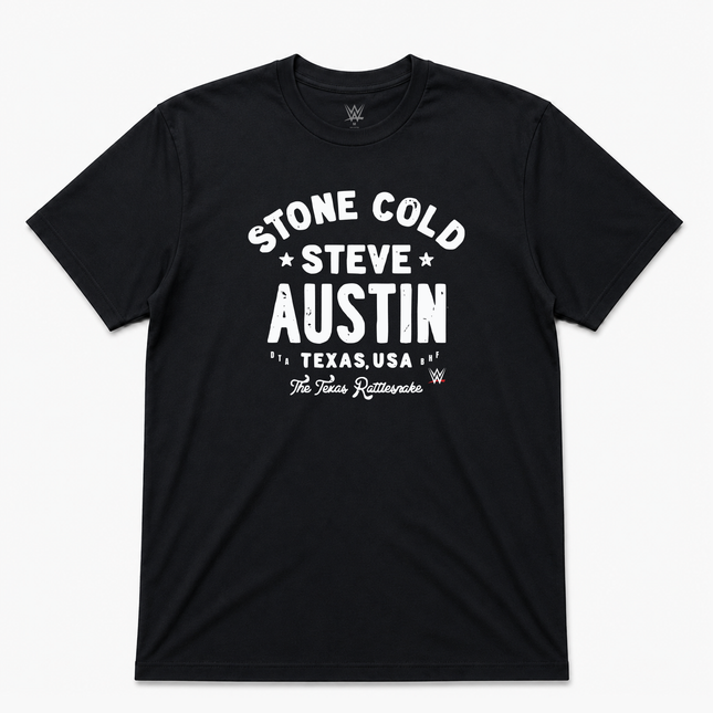 WWE Stone Cold Dta Texas Usa Bhf T Shirt Official Item Black