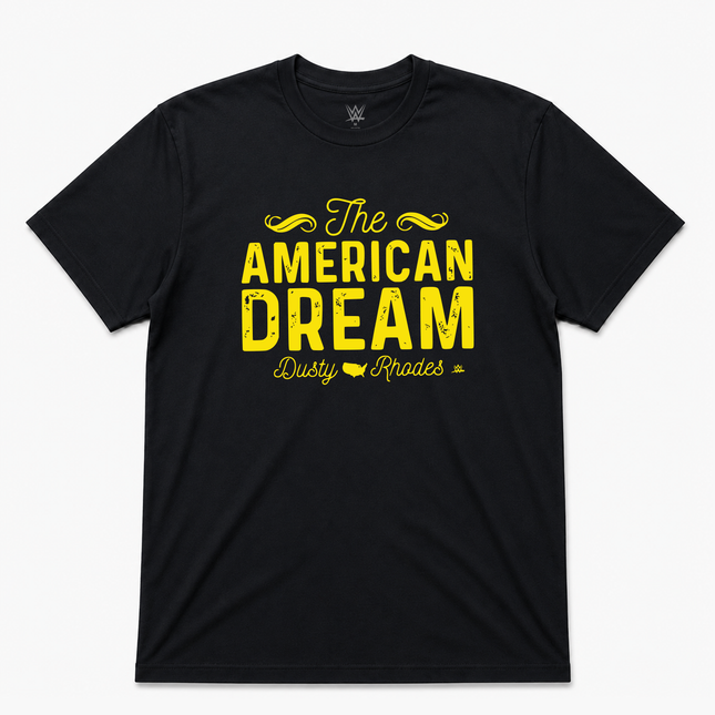 WWE The American Dream Dusty Rhodes T Shirt Official Item Black
