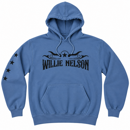 Willie Nelson Graphic Pullover Hoodie