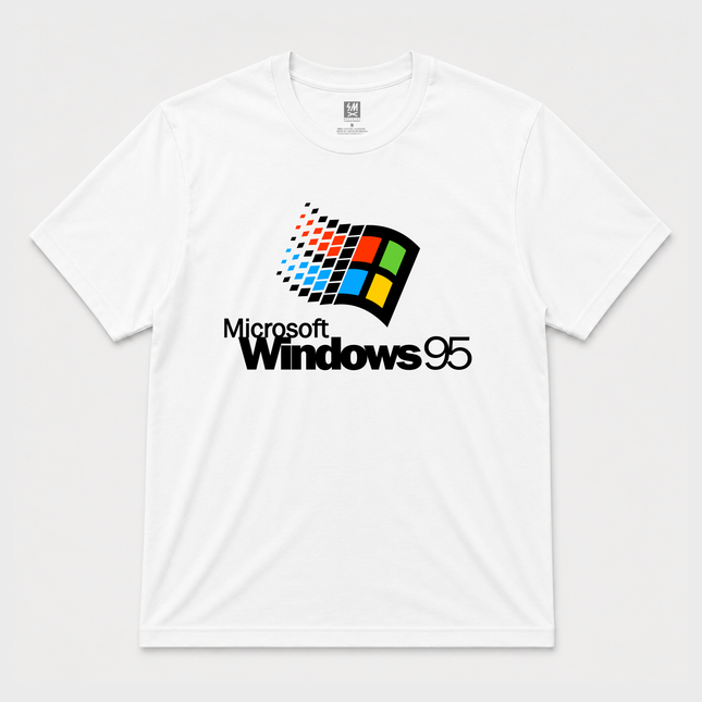 Windows '95 Promo Graphic White T Shirt
