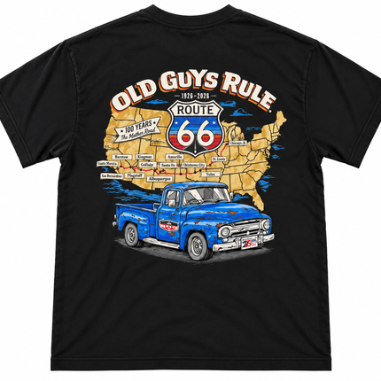 Old Guys Rule 100 Years Route 66 The Mother Road