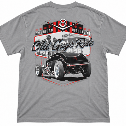 Old Guys Rule American Road Legend T shirt