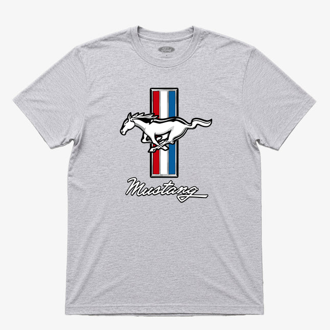 Ford Mustang T Shirt Official Item Gray