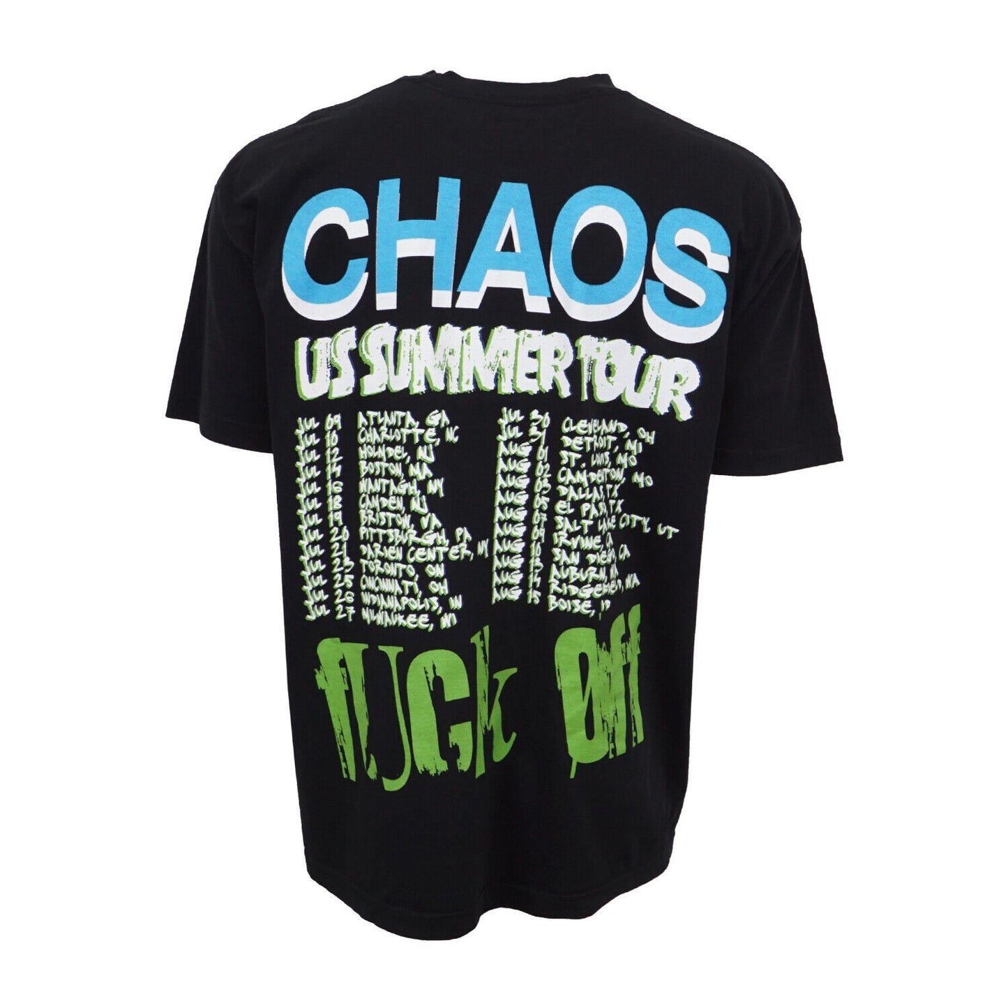 Playboi Carti Mad Chaos Summer Tour T shirt Black