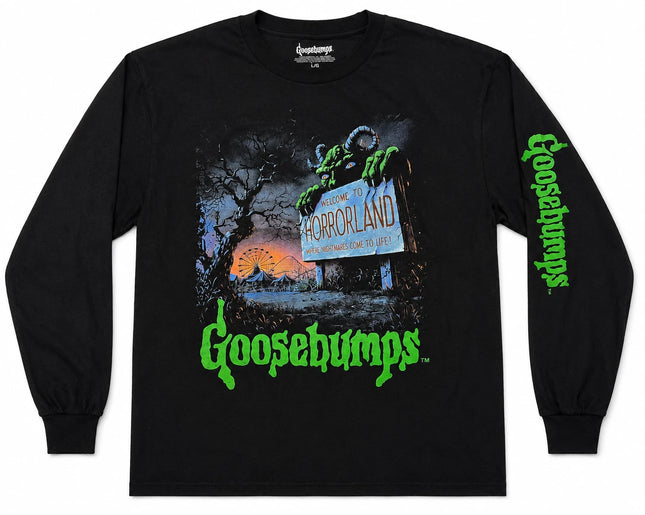 Goosebumps Long Sleeves Graphic T shirt