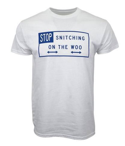 Pop Smoke X Vlone Stop Snitching On The Woo T shirt