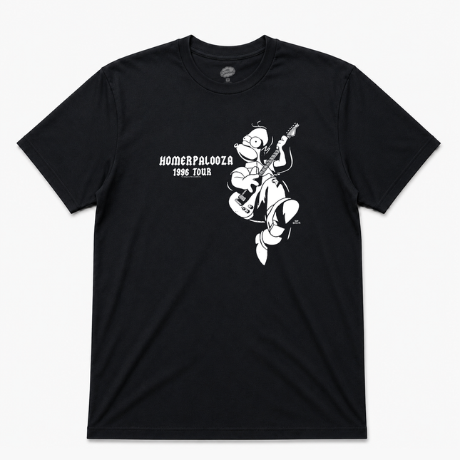 simpsons homerpalooza 19996 tour t shirt