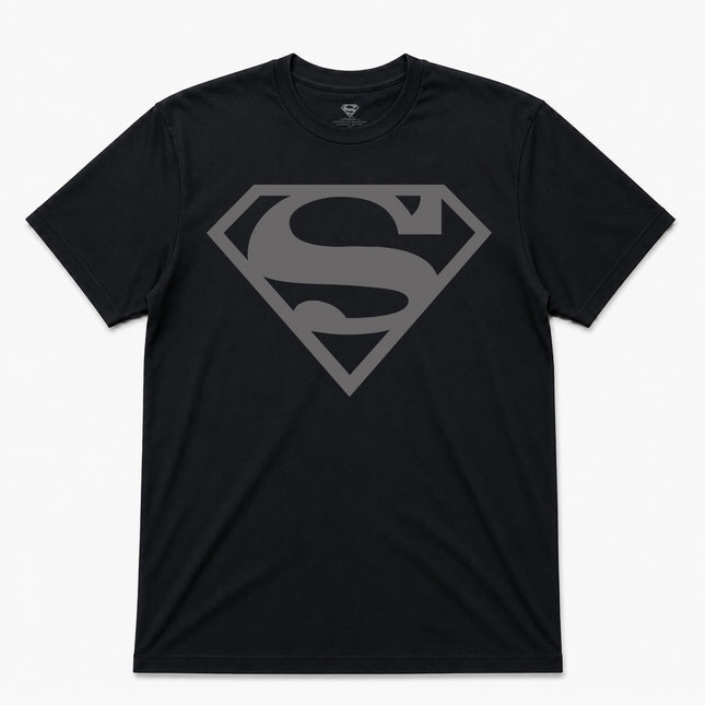 Superman Original Logo T Shirt Black Tee Official Item