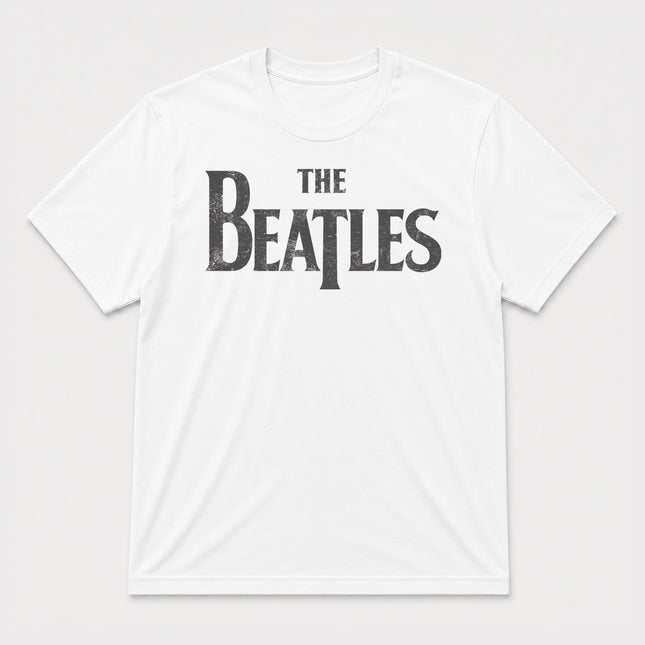 The Beatles Vintage Distorted Logo T Shirt
