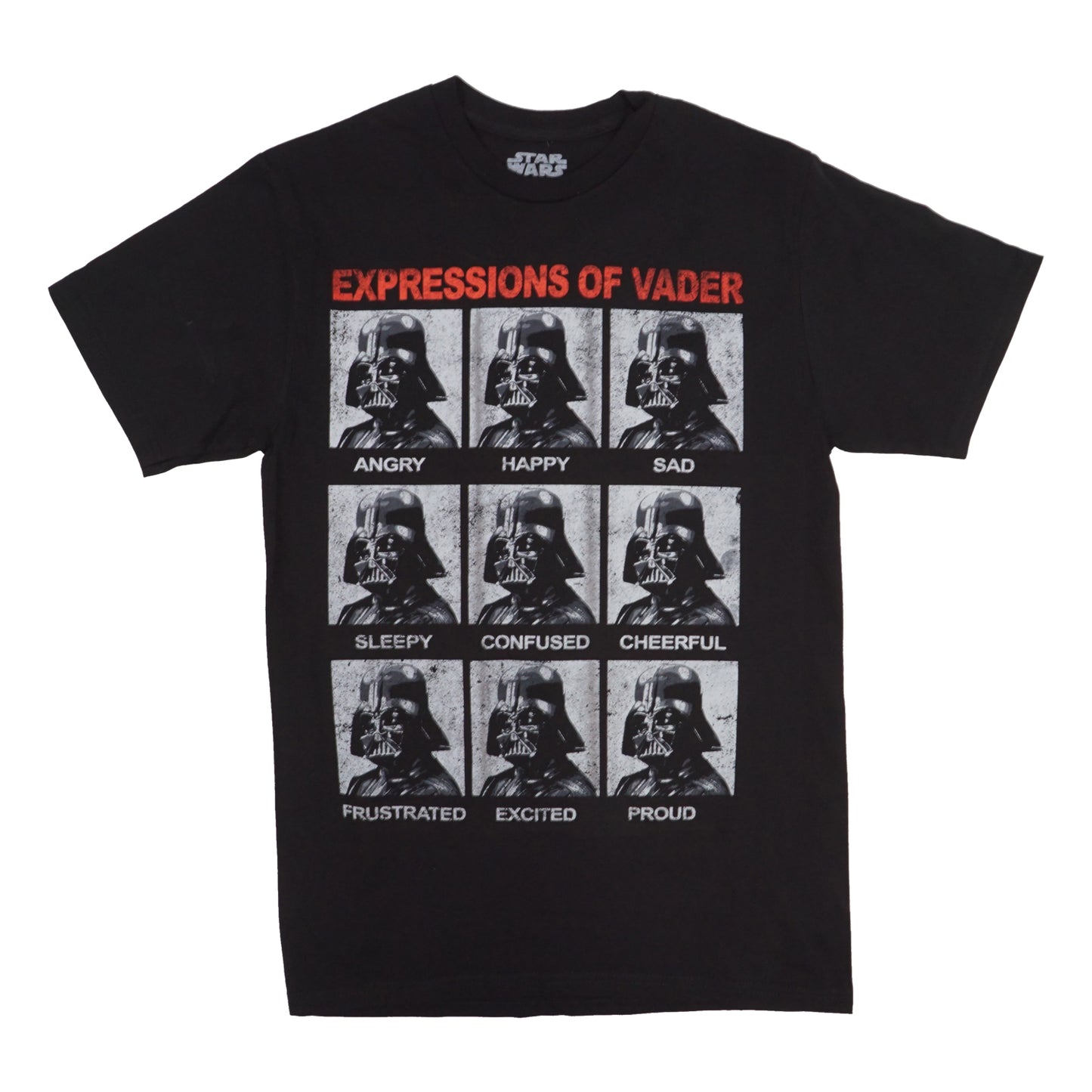 Starwars Expressions Of Vader T shirt