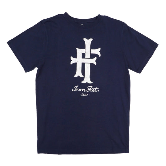Iron Fist Graphic Navy T shirt